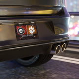 House Divided Vanity License Plate. UGA and Clemson