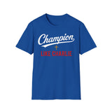 T-Shirt — "Champion Like Charlie" Inspirational Faith Tee