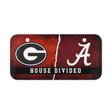 House Divided Mini License Plate | Georgia vs Alabama Rivalry