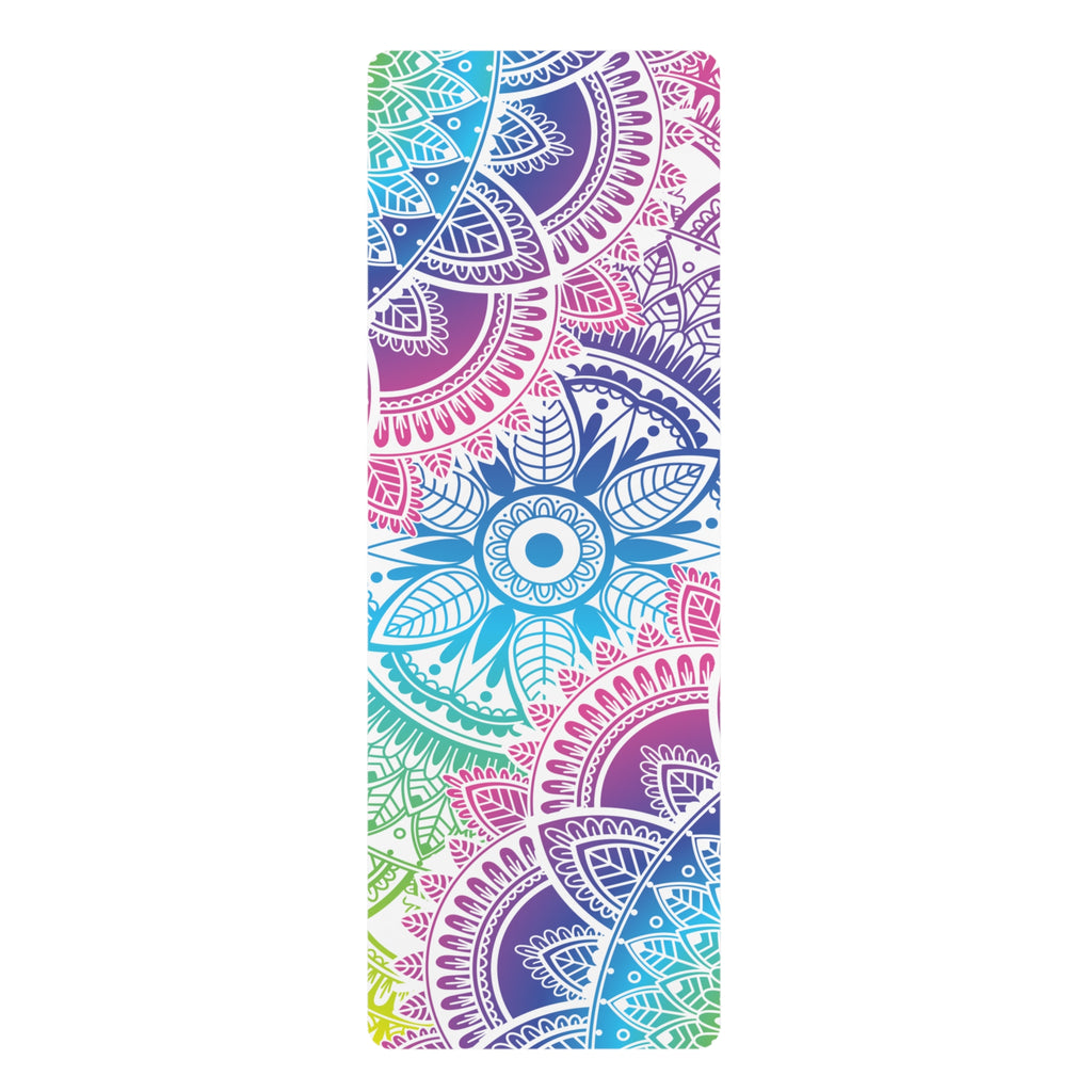 Colorful Mandala Pattern Yoga Mat | Rubber Yoga Mat