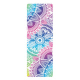 Colorful Mandala Pattern Yoga Mat | Rubber Yoga Mat