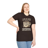 Inappropriate & Slightly Bitter Coffee Humor Tee